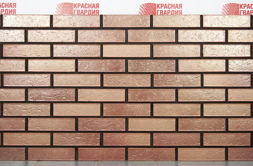 Кирпич Красная Гвардия Бронза Рустированный 0,5НФ - фото 4